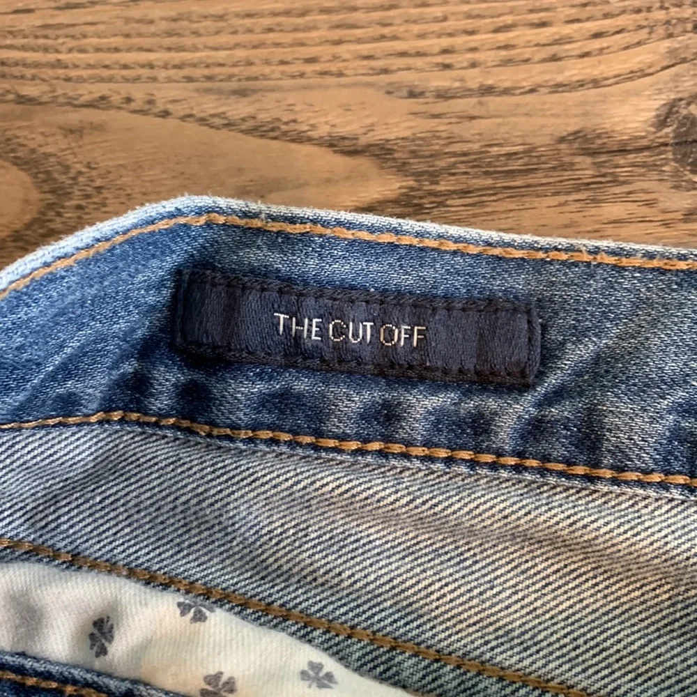 Lucky Brand Cutoff Jean Shorts 8/29 Embroidered - Picture 5 of 7